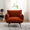 Chic Curry Upholstered Armchair