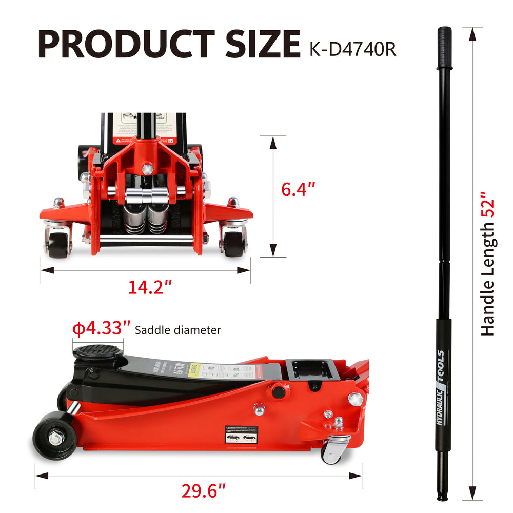 QuickLift Low-Profile Floor Jack