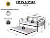 Fox Twin Daybed with Trundle - White Bliss