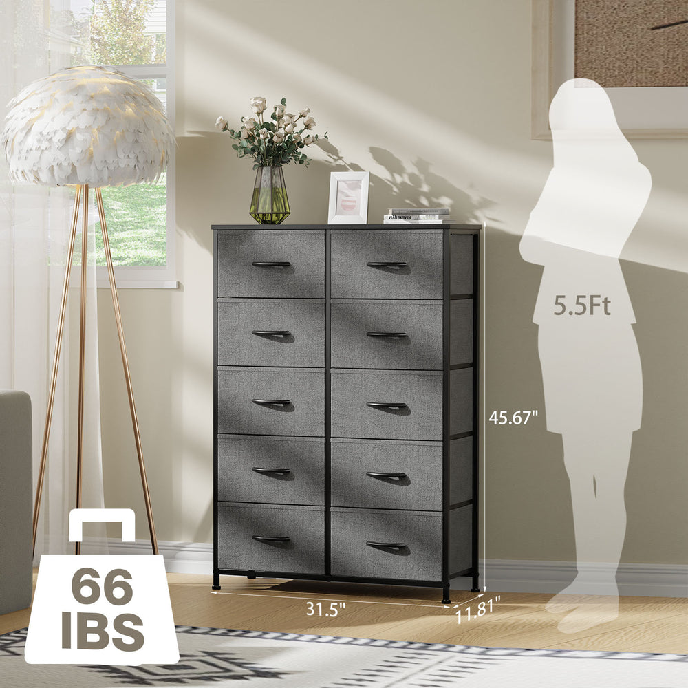 Chic Storage Tower with 11 Drawers