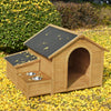 Cozy Cabin Dog House for Large Breeds