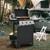 Ultimate Patio Propane Grill with Shelves & Wheels