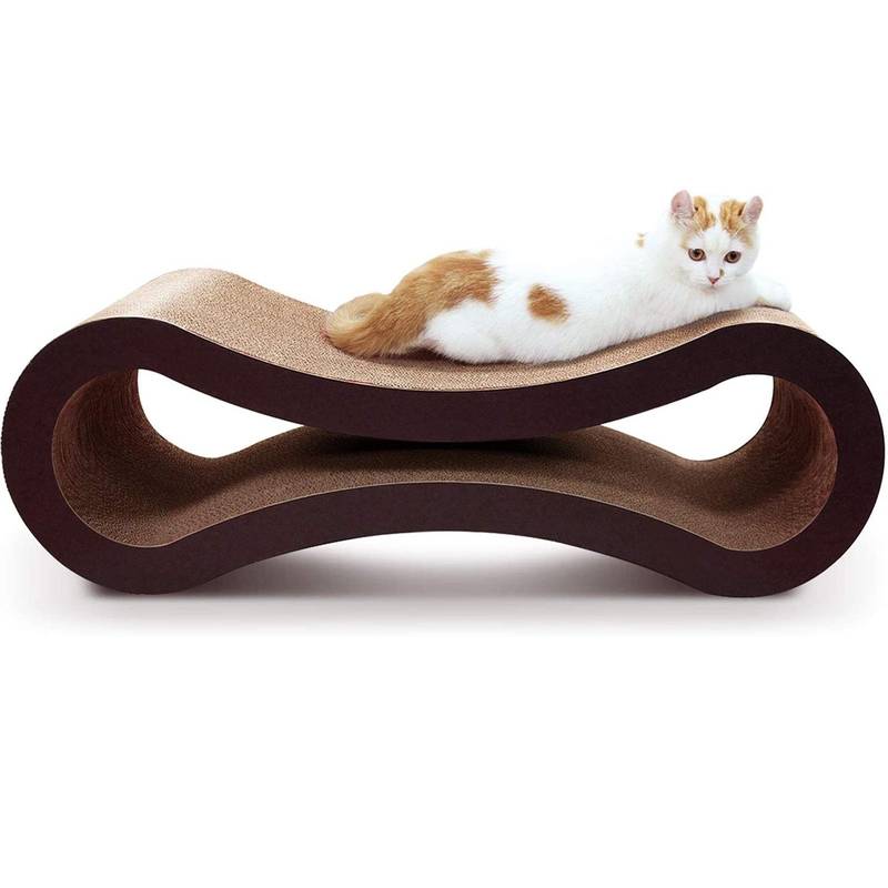 Dreamy Curves Cat Scratcher Bed