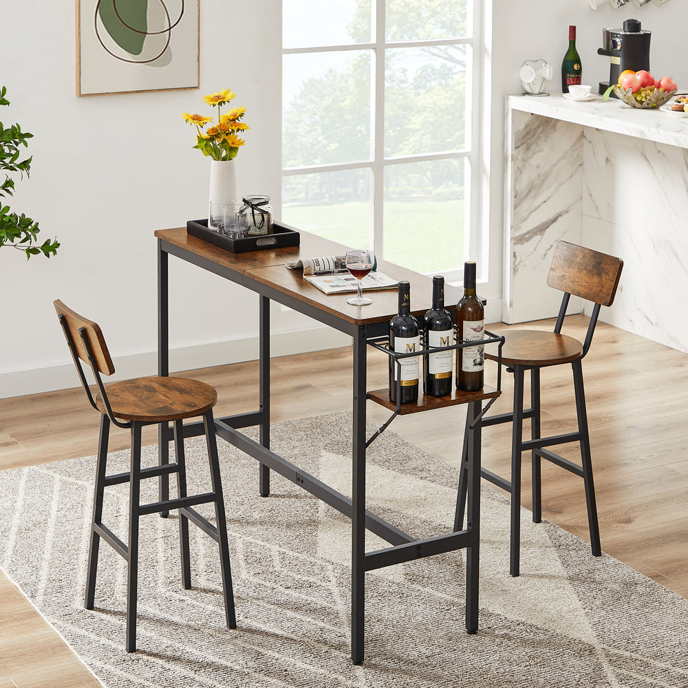 Rustic Wine Bar Table Set