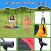 Backyard Metal Swing Set with Safety Belt