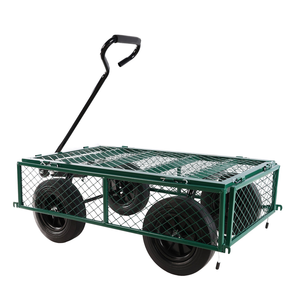 Green Wagon Wheelie: Effortless Garden Transport!