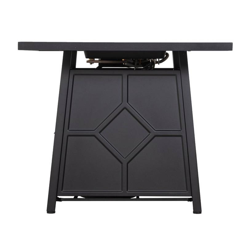 Cozy Outdoor Propane Fire Table with Weather Cover