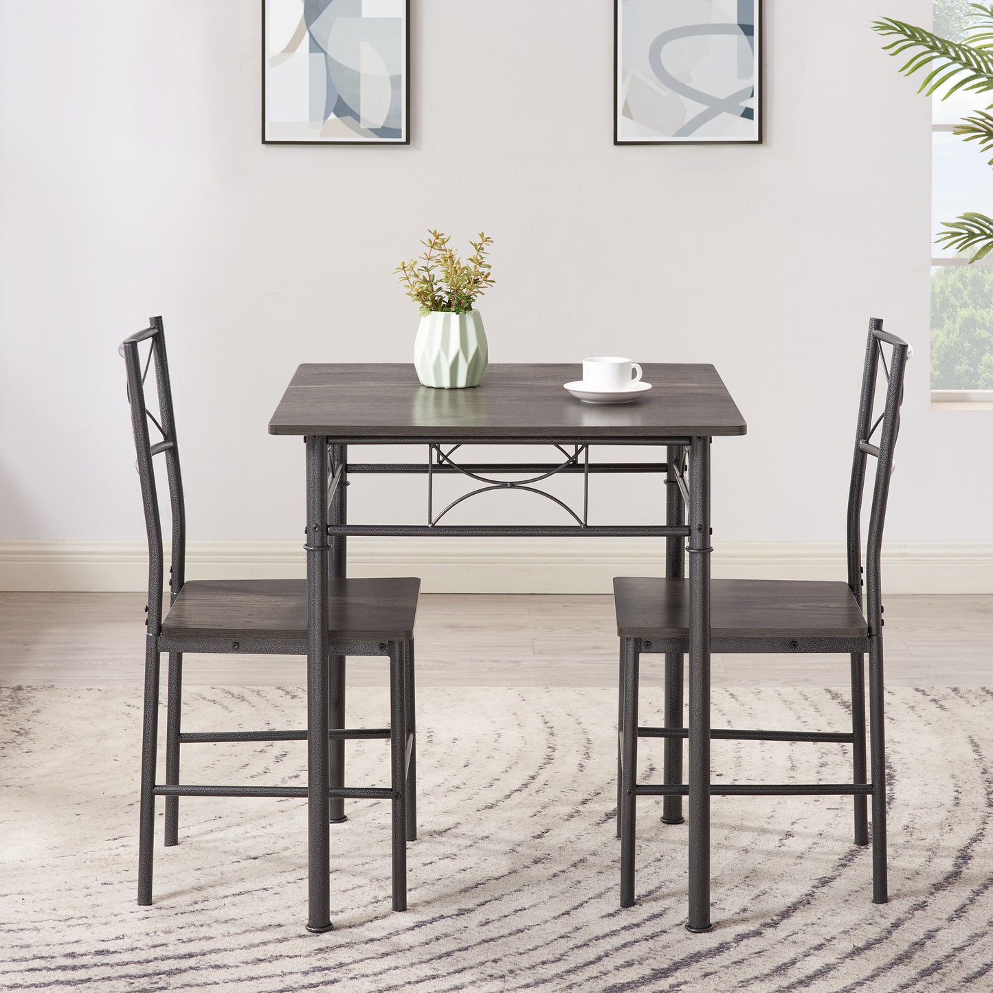 Stylish Grey Dining Set