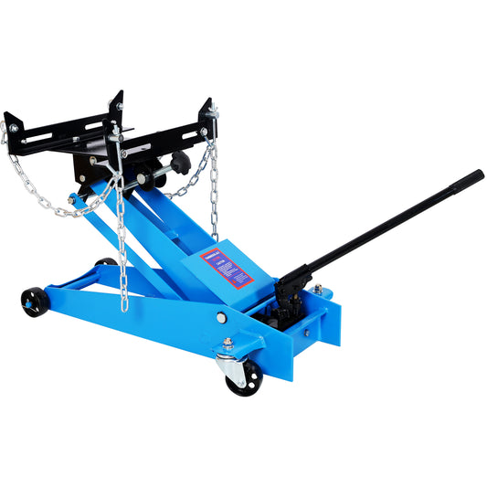 Blue Low-Profile Hydraulic Service Jack