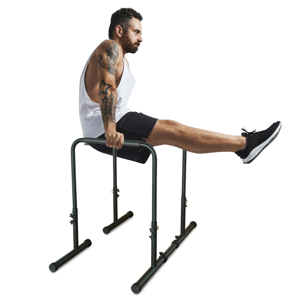 FitPro Power Tower: Adjustable Dip & Pull-Up Station