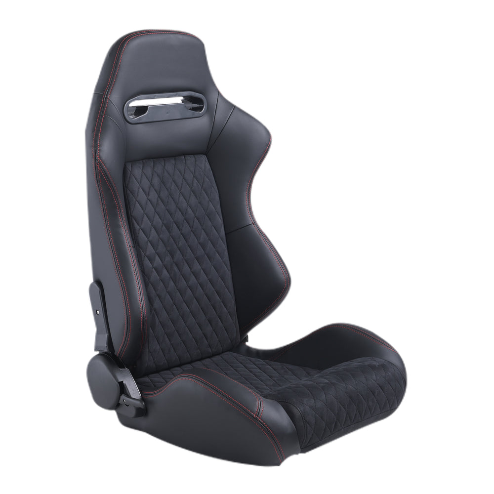 Speedy Comfort Racing Seats - Suede & PVC Duo!