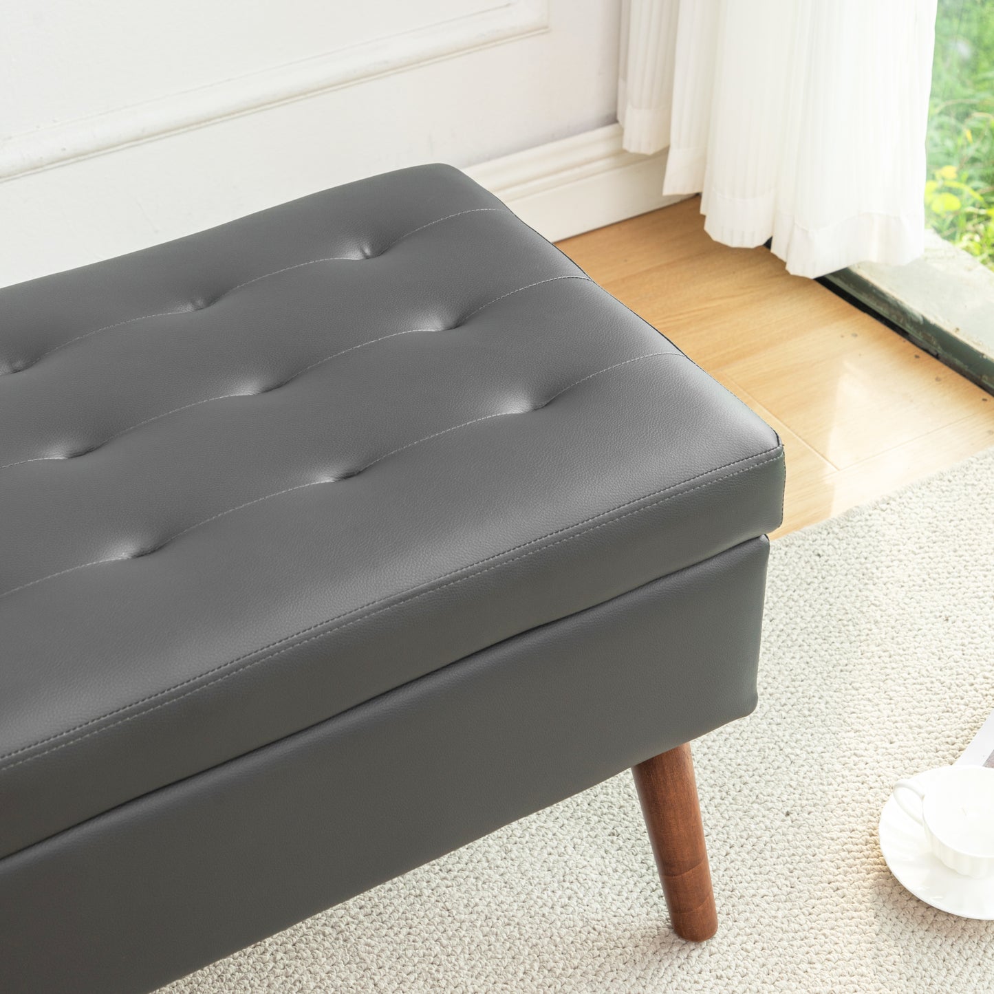 Cozy Storage Ottoman Bench