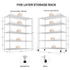 Versatile Rolling Shelf Rack - Heavy-Duty Storage Solution