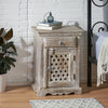 Chic Wooden Nightstand with Storage