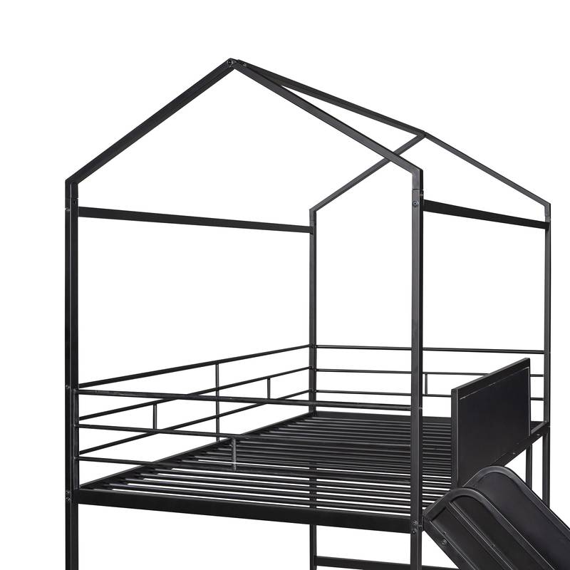 Slide & Write Metal Loft Bed