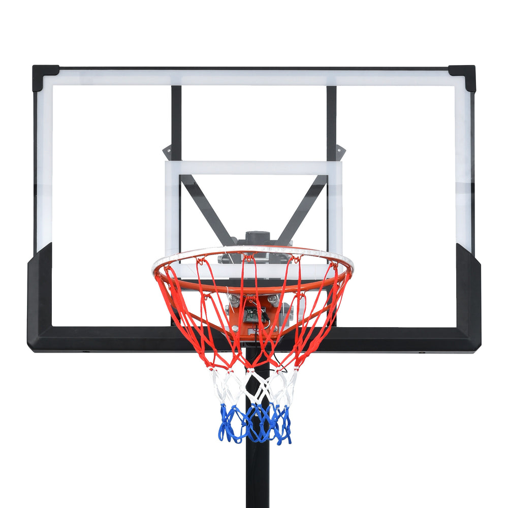 GlowHoops: Adjustable Portable Basketball System for Day and Night Fun