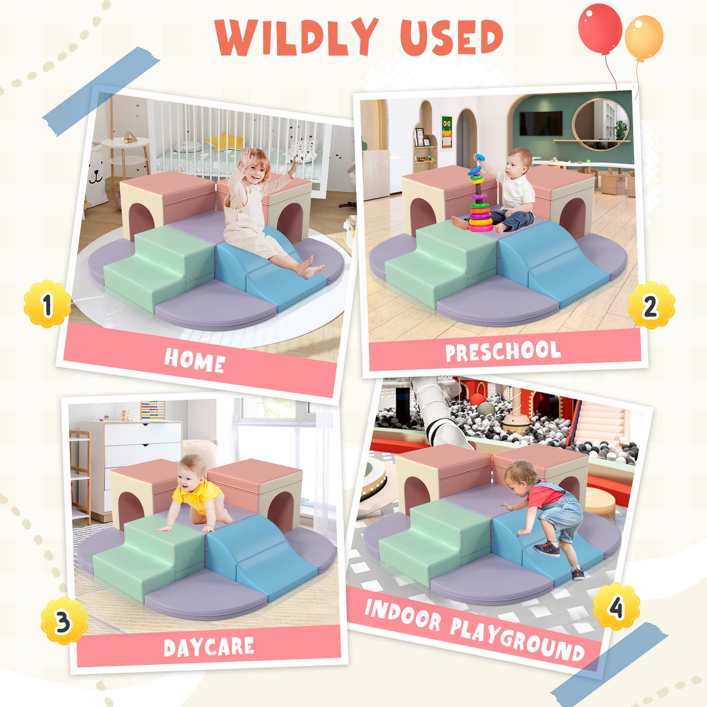 Soft Foam Adventure Blocks for Toddlers