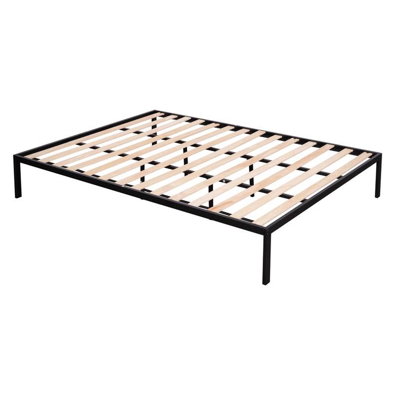 Cozy Metal Bunk Bed with Shelves & Guardrails
