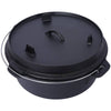 Campfire Cast Iron Dutch Oven with Skillet Lid