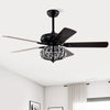 Chic Crystal Ceiling Fan with Remote Control