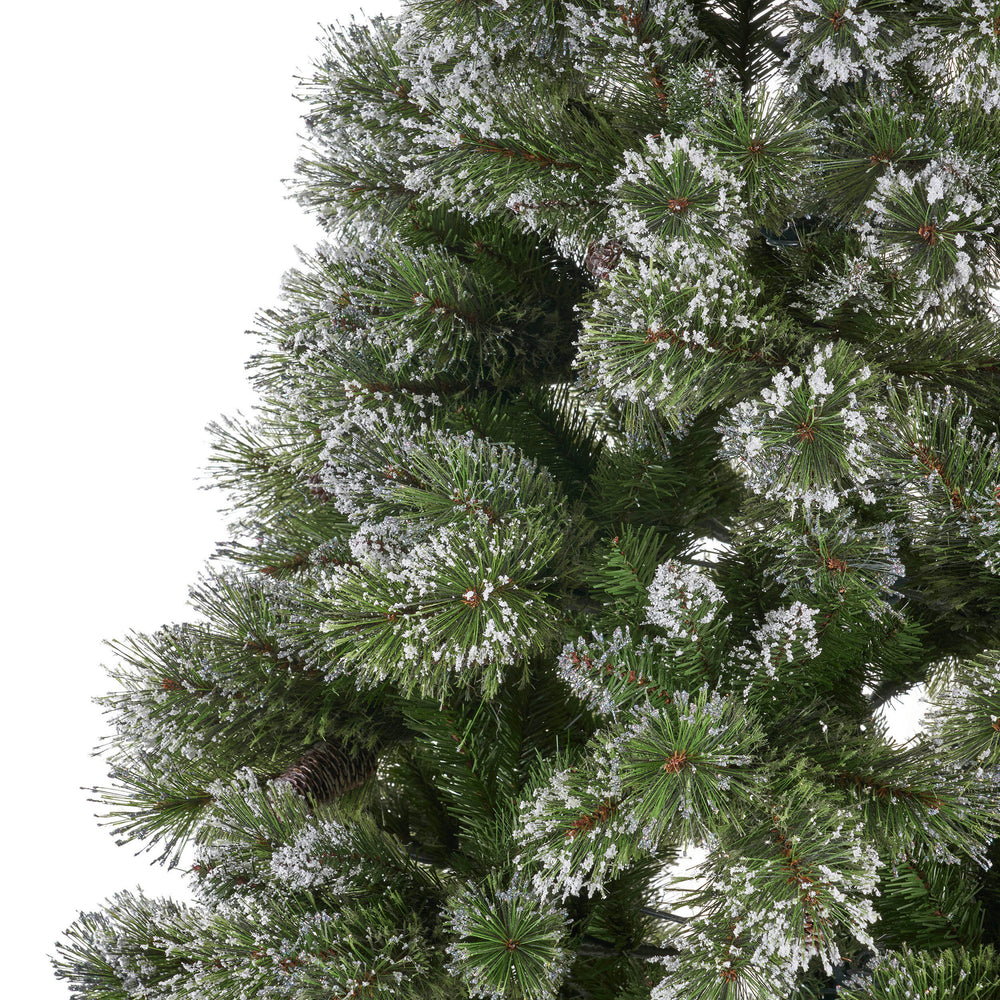 Sparkling Snowy Pine Tree