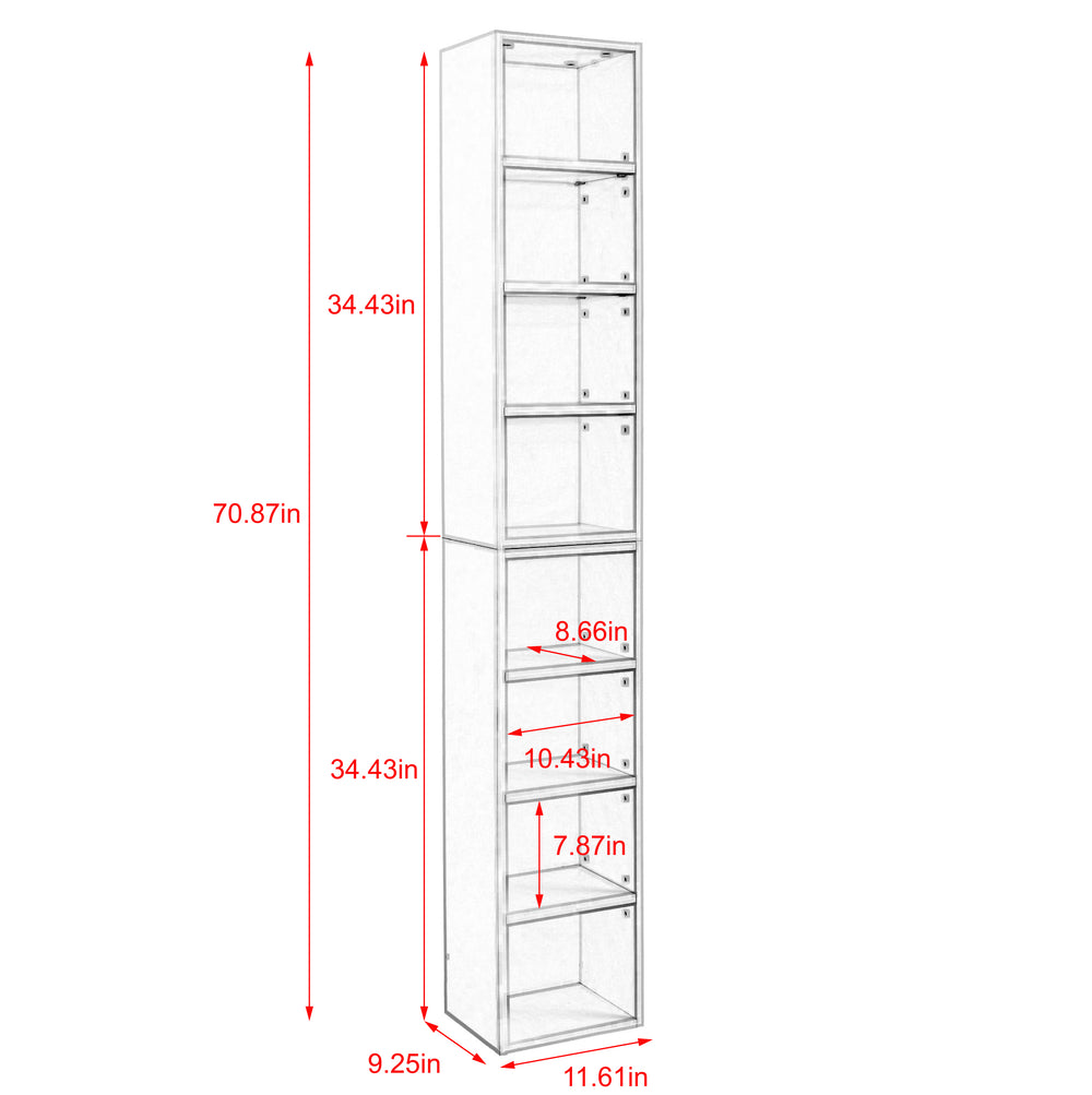 Versatile Media Tower & Bookcase