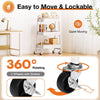 Versatile Rolling Cart: Your Go-To Metal Organizer for Home and Office