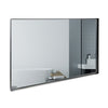 Chic Black Wall-Mount Bathroom Mirror