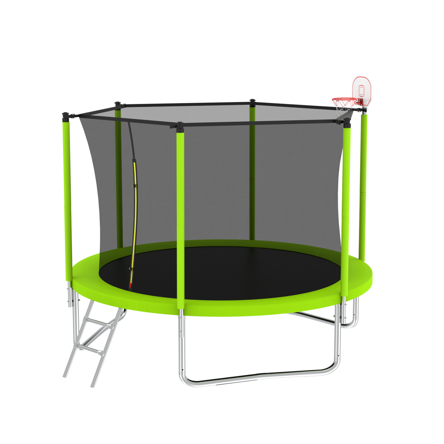 Bounce & Hoops Kids Trampoline – Safe Backyard Fun!