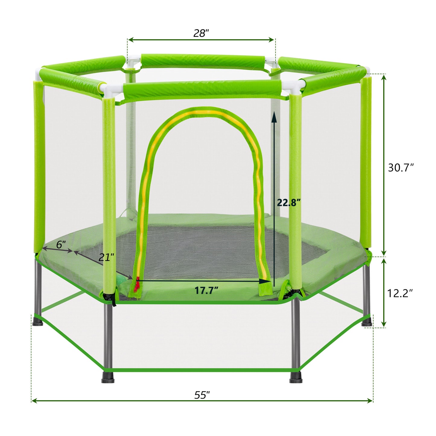 Bouncy Fun Trampoline for Kids - Safe Indoor/Outdoor Play!