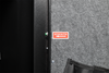 Black Steel Gun Safe with LED Lights & Removable Shelf