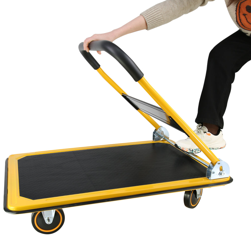 Swivel Master Foldable Dolly - Heavy-Duty Moving Cart