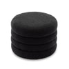 Stylish Black Storage Ottoman