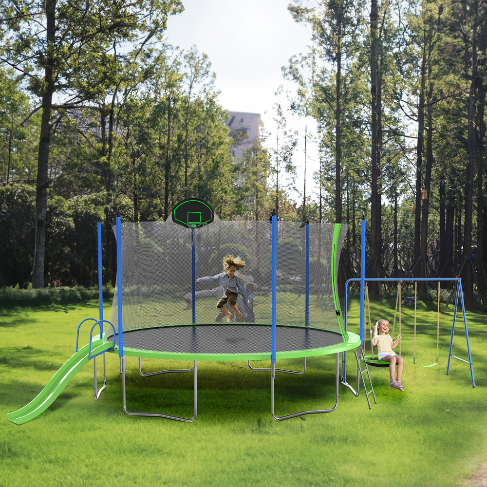 Jump & Slide Adventure Trampoline