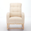 Cozy Rocking Lounge Chair with Footrest & Side Pocket