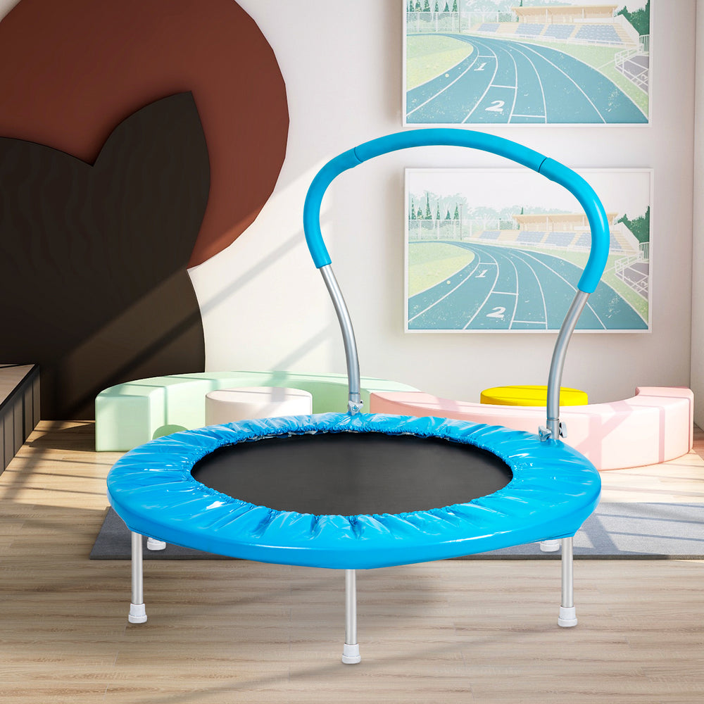 Bouncy Bliss Trampoline with Safety Handle