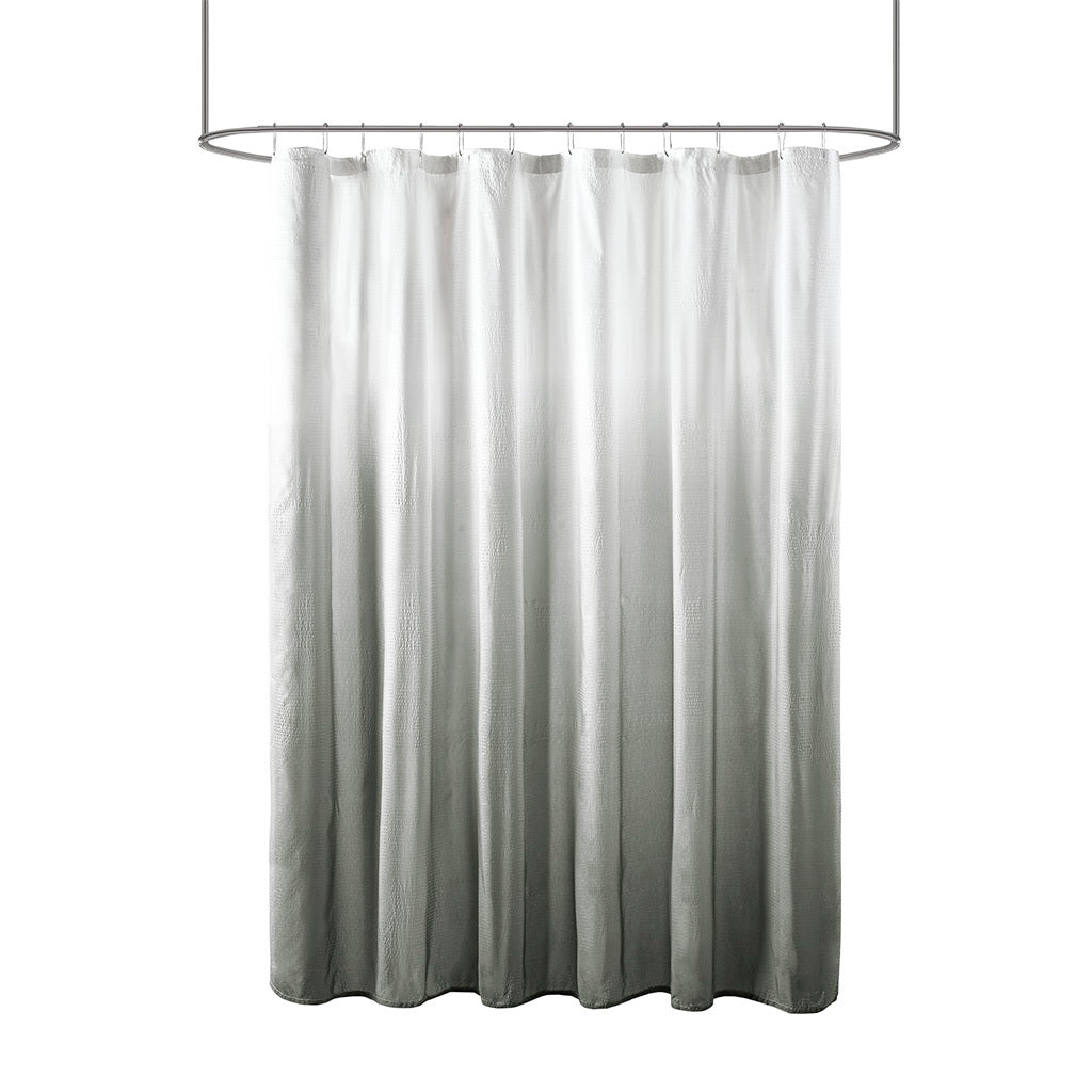 Chic Ombre Seersucker Shower Curtain