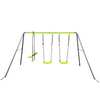 Lime Green Fun Swing Set for Kids