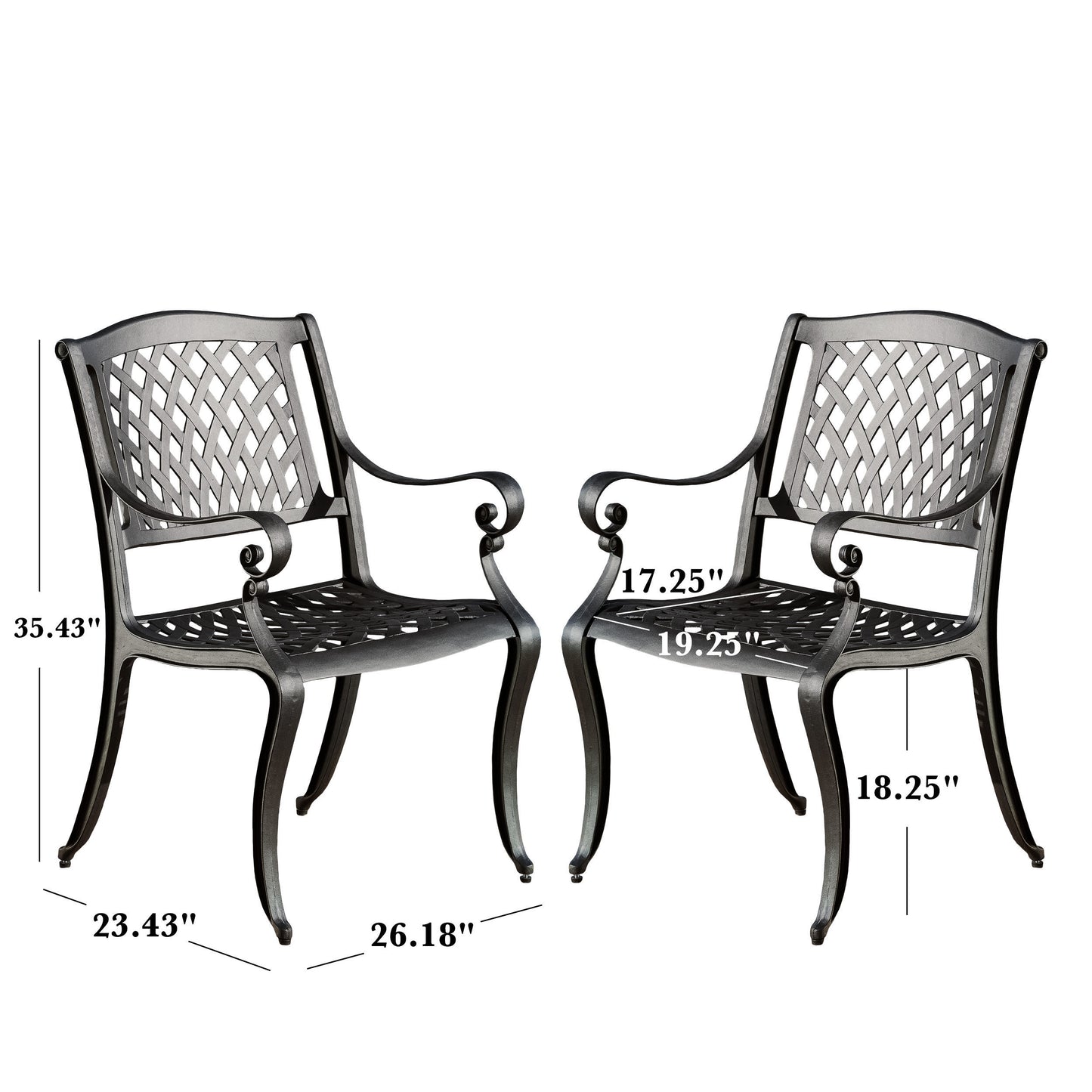 Cayman Mesh Chair Duo