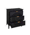 Chic Hollow-Carved 3-Drawer Storage Chest