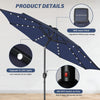 Cozy Glow Solar Patio Umbrella