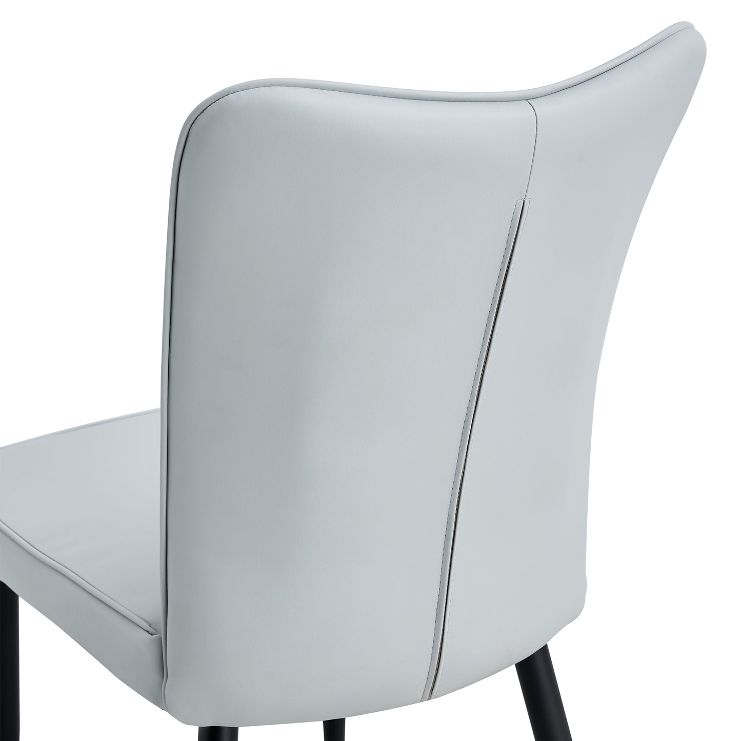 Chic Gray Dining & Office Chair Set