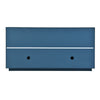 Chic Navy Sideboard with Stylish Handles & Adjustable Shelves