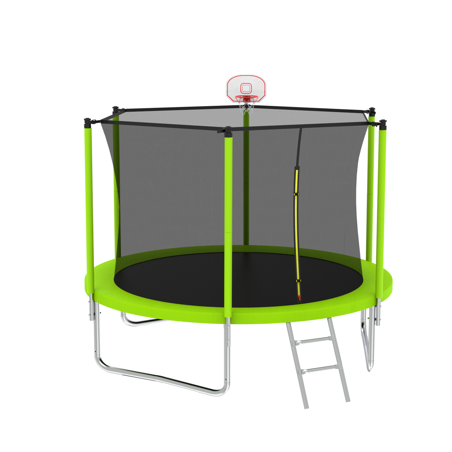 Bounce & Hoops Kids Trampoline – Safe Backyard Fun!