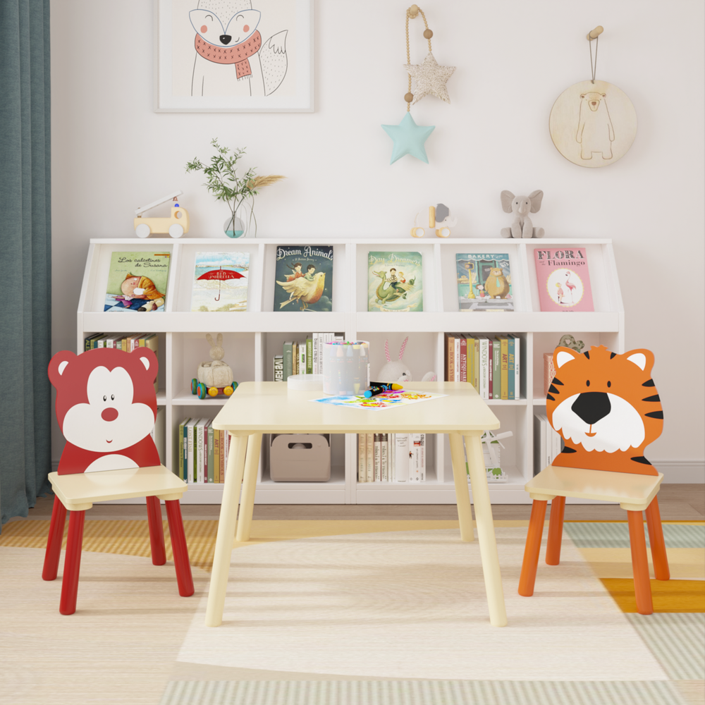 Bear & Tiger Playtime Table Set