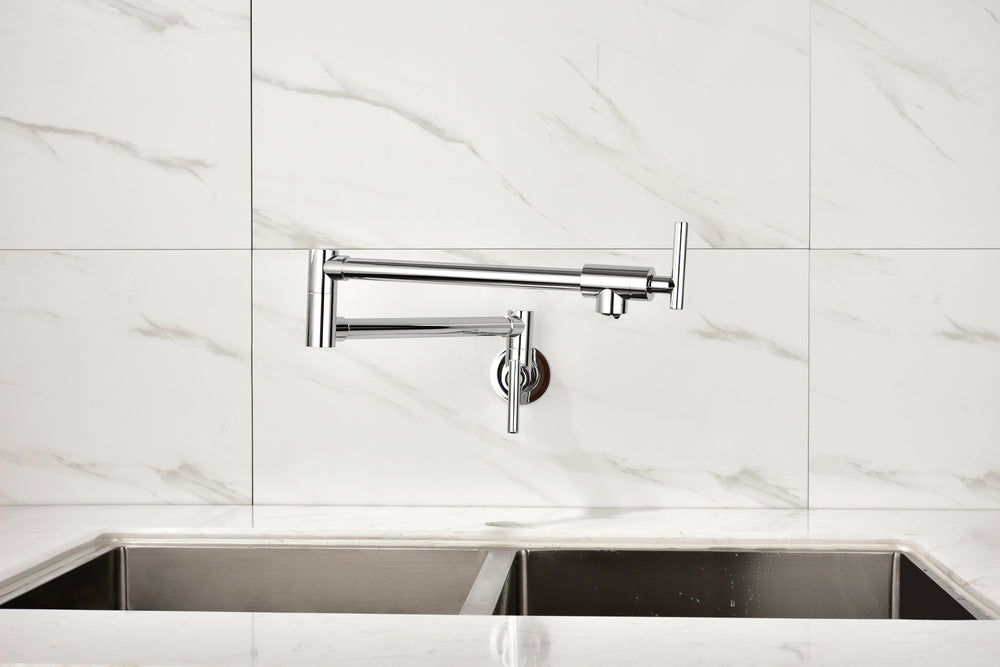 Wall-Mount Pot Filler Faucet