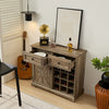 Chic Farmhouse Buffet & Wine Bar Cabinet