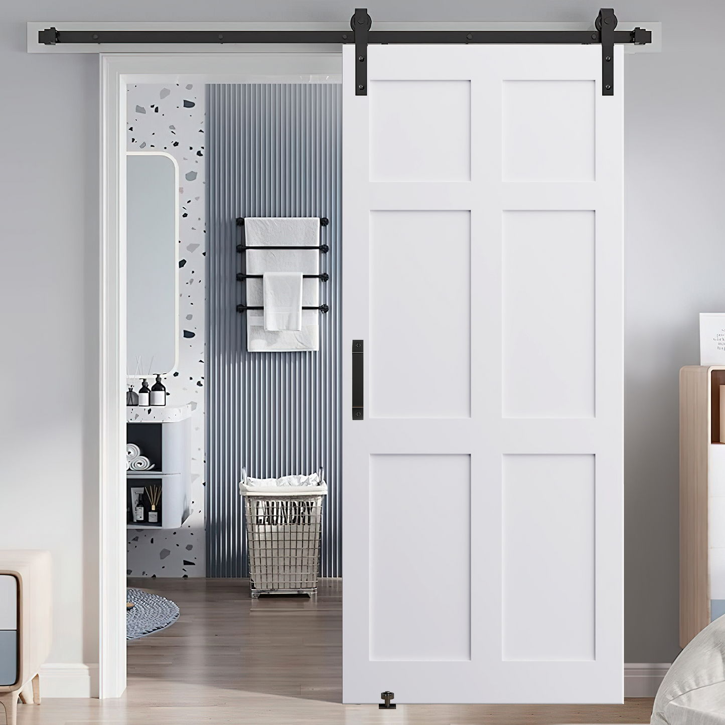 Stylish Ready-to-Assemble Barn Door Slab