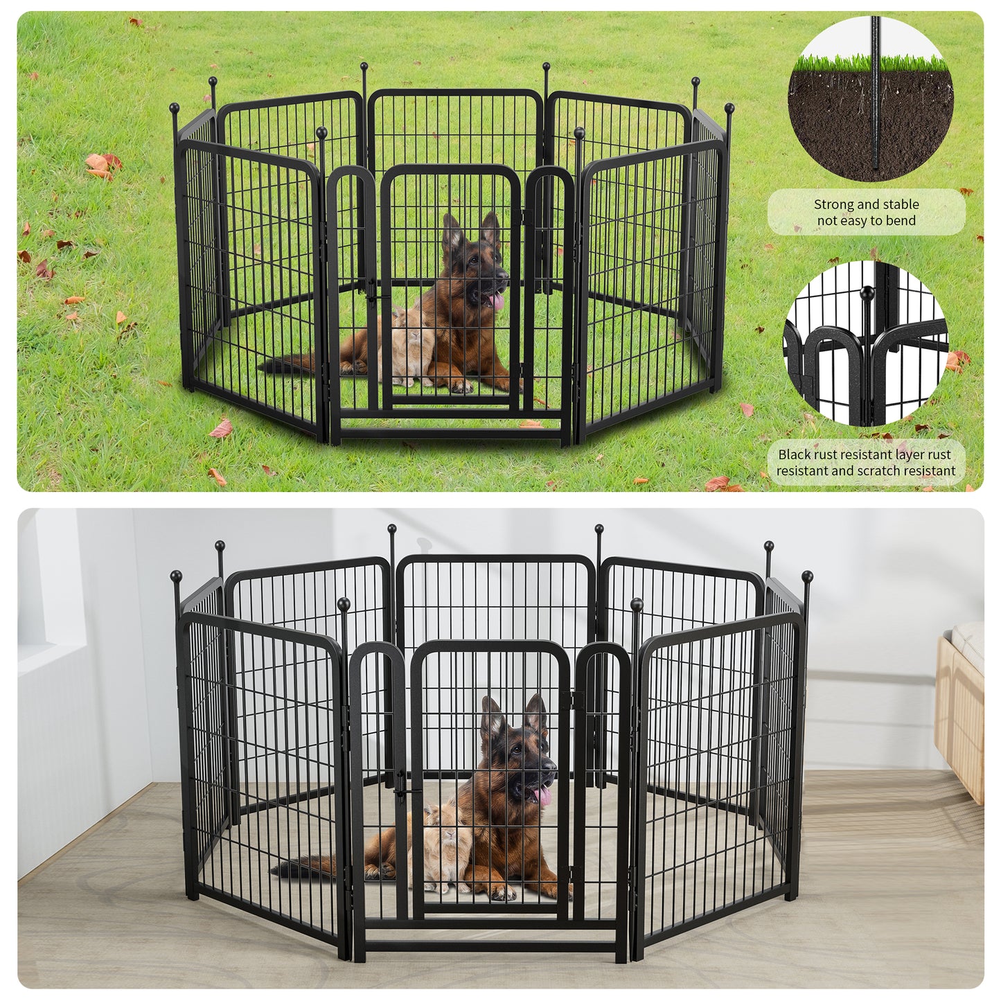 Ultimate Dog Playpen: Versatile & Sturdy Pet Exercise Space