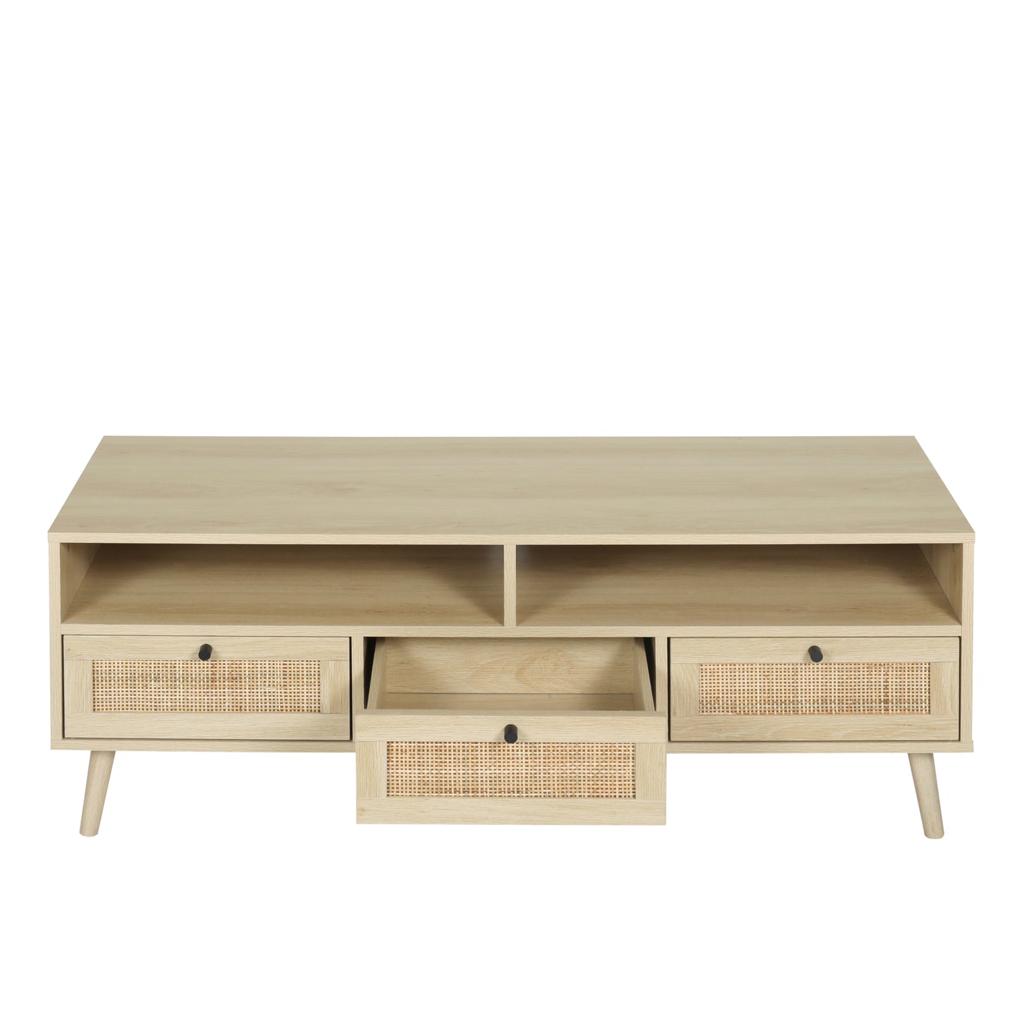 Natural Rattan TV Stand